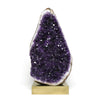 Amethyst Part Polished/Part Natural Cluster from Uruguay mounted on a bespoke stand | Venusrox