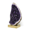 Amethyst Part Polished/Part Natural Cluster from Uruguay mounted on a bespoke stand | Venusrox