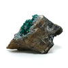 Dioptase with Shattuckite & Quartz on Matrix Natural Crystal from the Democratic Republic of Congo  |  Venusrox