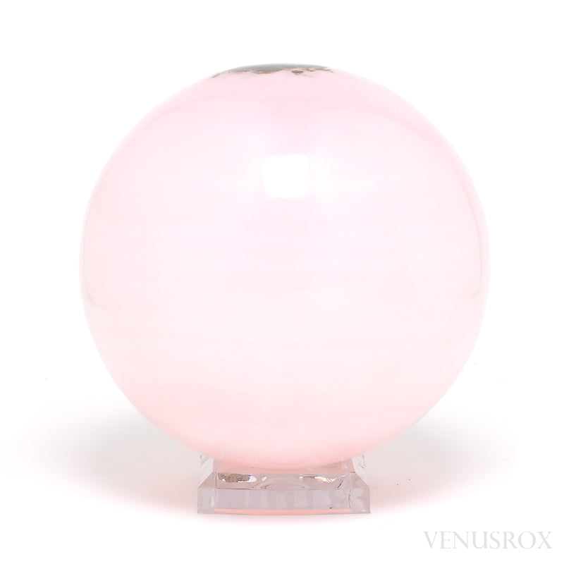 Pink Mangano Calcite with Matrix Polished Sphere from Afghanistan | Venusrox