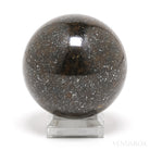 NWA Chondrite Meteorite Polished Sphere from Sahara Desert, North-West Africa | Venusrox