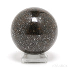 NWA Chondrite Meteorite Polished Sphere from Sahara Desert, North-West Africa | Venusrox