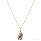 Gold in Quartz Slice Pendant from Alaska, USA | Venusrox