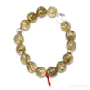 Golden Rutilated Quartz Bracelet from Brazil | Venusrox