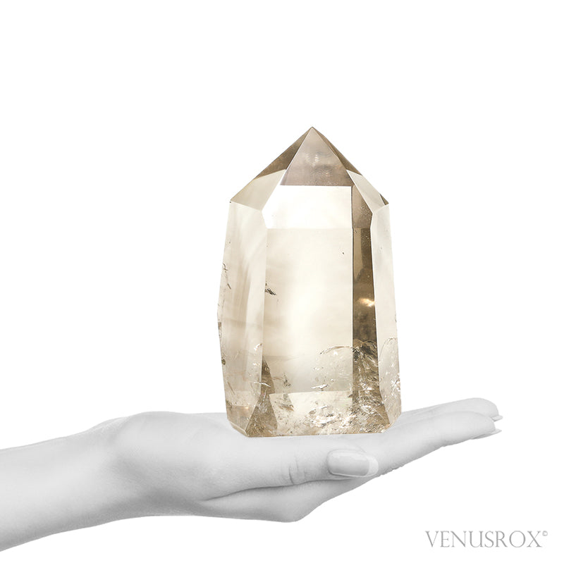 Phantom Smoky Phantom Lemurian Quartz Polished Point from Brazil | Venusrox