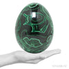 Malachite Polished Egg from the Democratic Republic of Congo | Venusrox