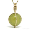 Heliodor Polished Sphere Pendant from Mozambique | Venusrox