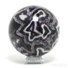 Chevron Amethyst Polished Sphere from India | Venusrox