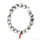 Chlorite Phantom Quartz Bead Bracelet from Brazil | Venusrox