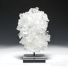 Apophyllite with Stilbite Natural Cluster from Maharashtra, India mounted on a bespoke stand | Venusrox