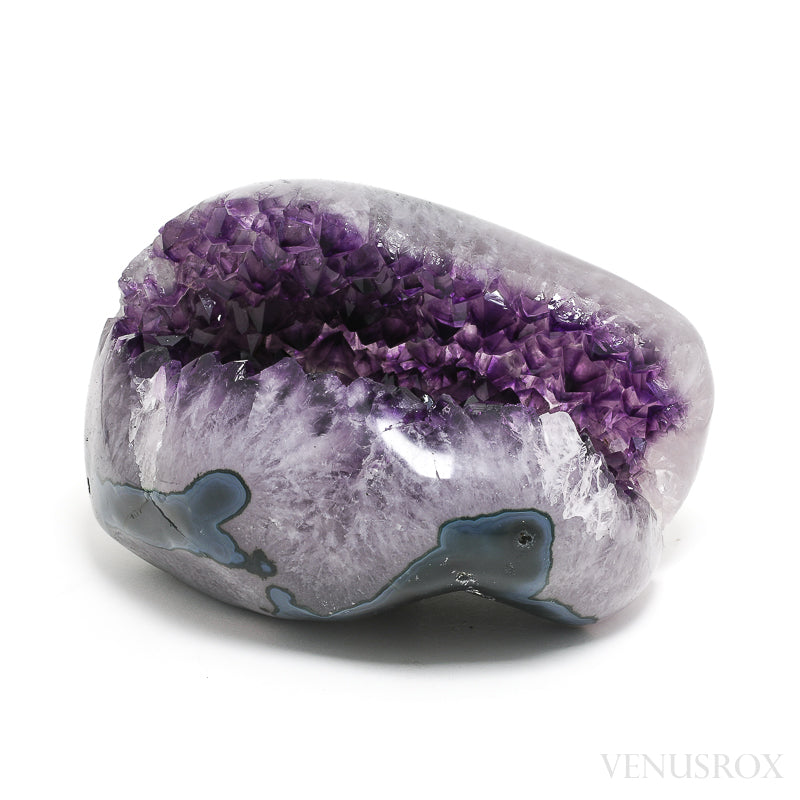 Amethyst with Quartz & Agate Polished/Natural Cluster from Uruguay | Venusrox