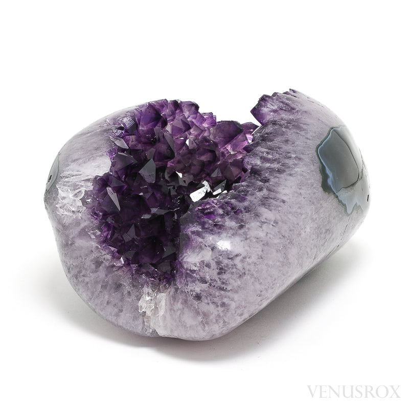 Amethyst with Quartz & Agate Polished/Natural Cluster from Uruguay | Venusrox