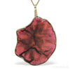 Rubellite Polished Slice Pendant from Brazil | Venusrox