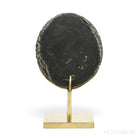 Natural Pyrite Concretion from China Mounted on a bespoke stand | Venusrox