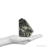 Nuummite with Pyrite Part Polished/Part Natural Crystal from Nuuk, Sermersooq, Greenland | Venusrox