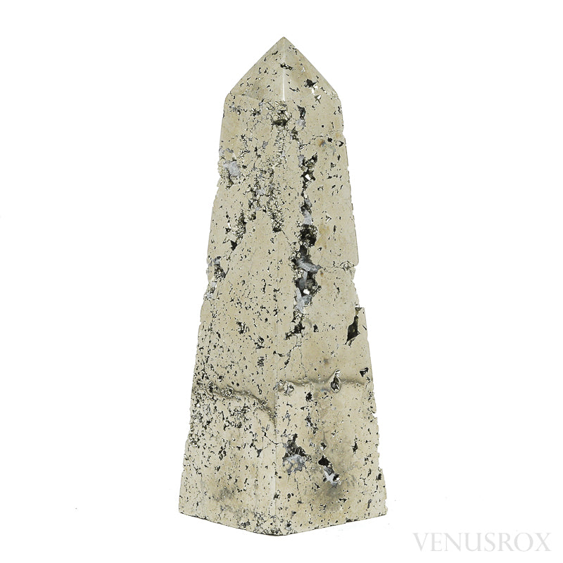 Pyrite Polished/Natural Geode Point from Peru | Venusrox