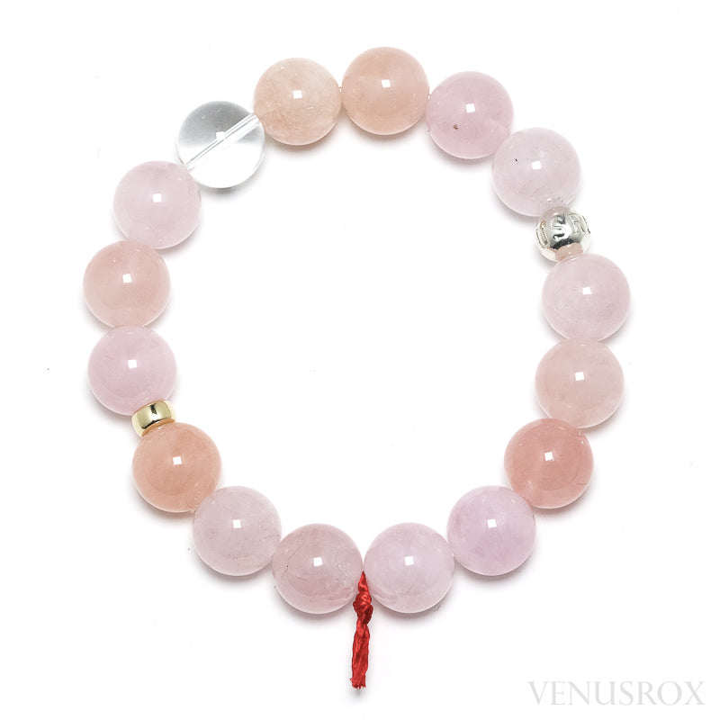 Morganite Bead Bracelet from Brazil | Venusrox
