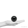 Black Tourmaline Polished Sphere from Madagascar | Venusrox