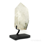 Citrine with Watermelon Tourmaline Part Polished/Part Natural Point from Brazil mounted on a stand | Venusrox