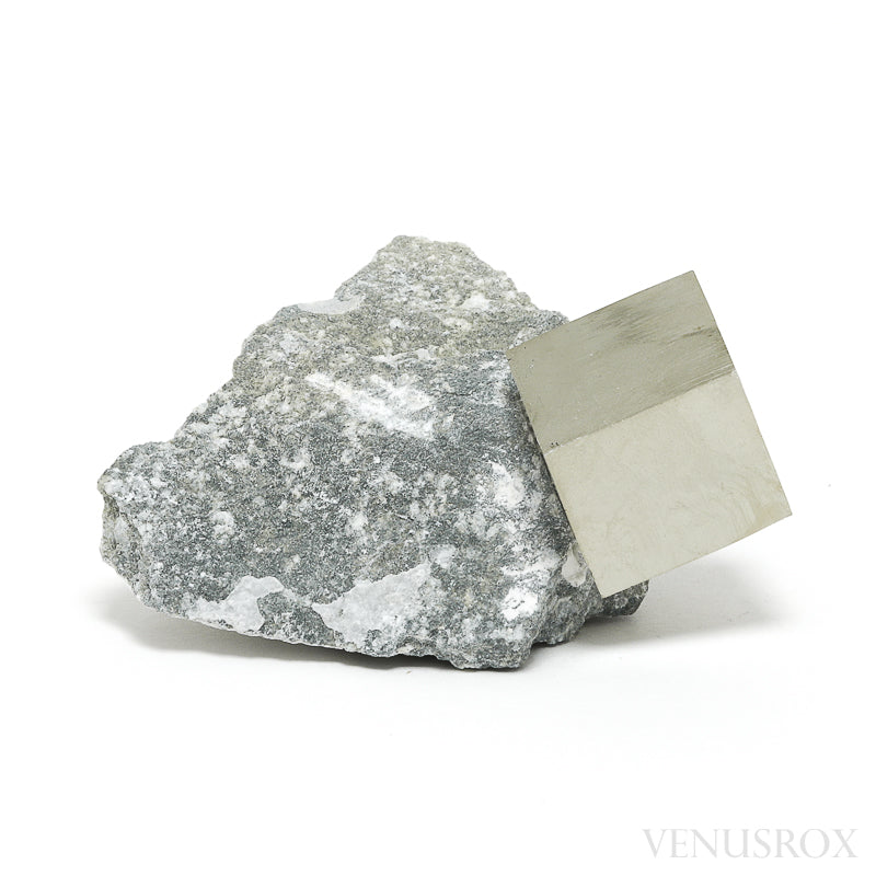 Pyrite Cubes in Matrix from Navajun, La Rioja, Spain | Venusrox