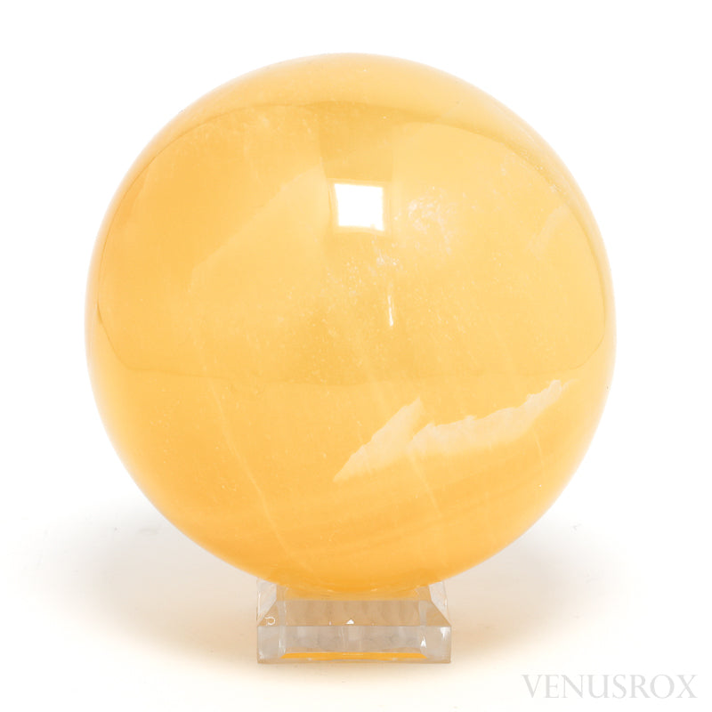 Orange Calcite Sphere from Utah, USA | Venusrox