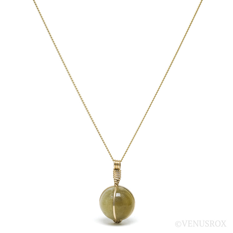 Yellow 'Cats Eye' Danburite Pendant from the Krasnochikoysky District, Zabaykalsky Krai, Russia | Venusrox