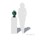 Malachite Polished Freeform from the Democratic Republic of the Congo mounted on a bespoke stand | Venusrox