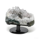 Clear Quartz Natural Cluster from Uruguay mounted on a bespoke stand | Venusrox
