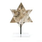 Smoky Quartz Polished Star from Brazil mounted on a bespoke stand | Venusrox