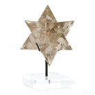 Smoky Quartz Polished Star from Brazil mounted on a bespoke stand | Venusrox