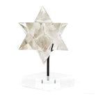 Smoky Quartz Polished Star from Brazil mounted on a bespoke stand | Venusrox