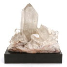 Clear Quartz on Matrix Natural Cluster from Brazil mounted on a bespoke stand | Venusrox