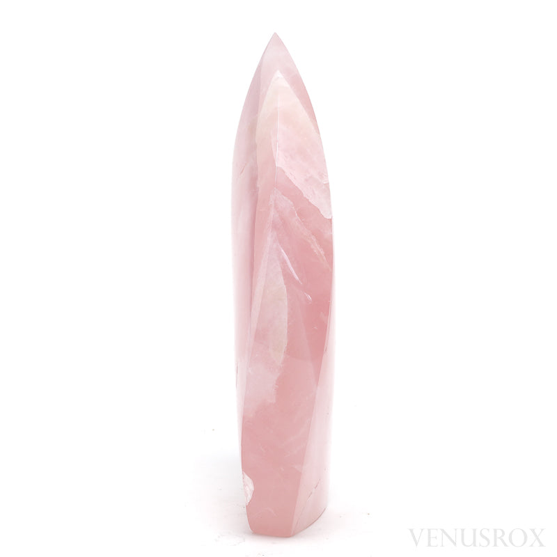 Rose Quartz Polished Flame from Brazil | Venusrox