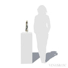 Opalised Chalcedony in Clear Quartz Polished Point from Brazil | Venusrox