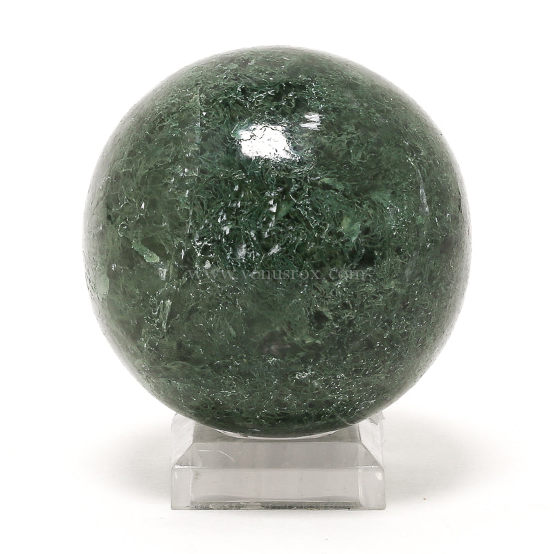 Moss Calcite Polished Sphere from India | Venusrox