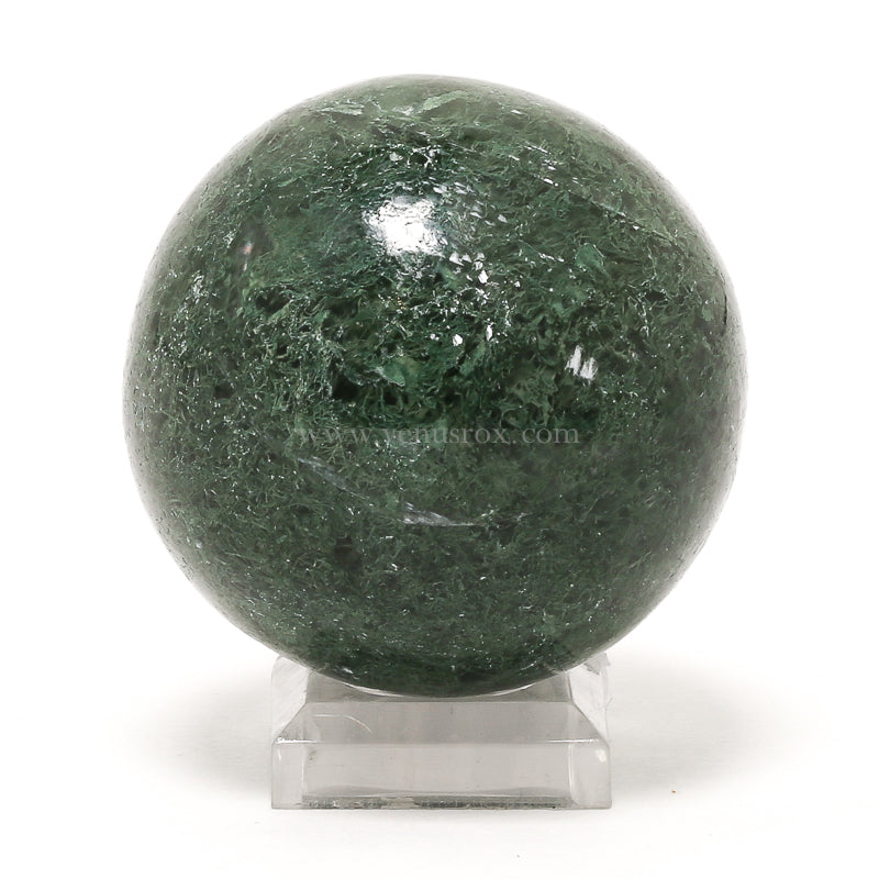 Moss Calcite Polished Sphere from India | Venusrox