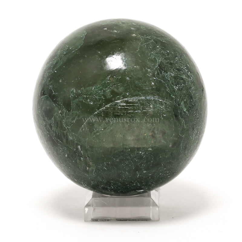 Moss Calcite Polished Sphere from India | Venusrox