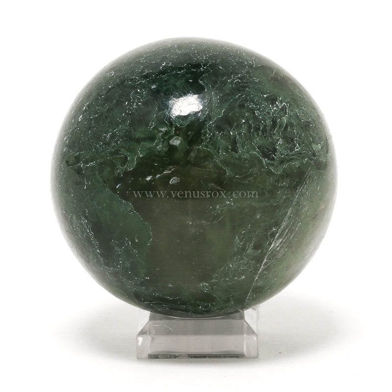 Moss Calcite Polished Sphere from India | Venusrox