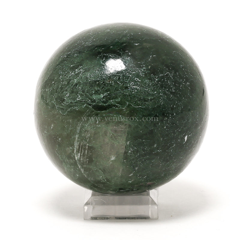 Moss Calcite Polished Sphere from India | Venusrox