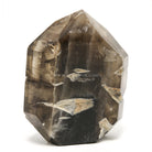 Smoky Phantom Elestial Quartz Part Polished/Part Natural Point from Brazil | Venusrox
