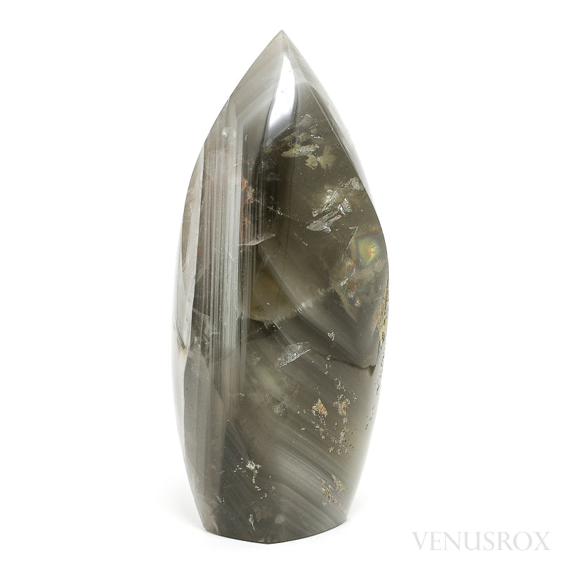 Phantom Smoky Quartz Polished Flame from Brazil | Venusrox