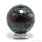 Ruby and Zoisite Polished Sphere from India | Venusrox