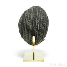 Natural Pyrite Concretion from China Mounted on a bespoke stand | Venusrox