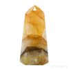 Golden Quartz Polished Point from Brazil | Venusrox