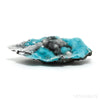 Chrysocolla with Quartz on Calcite Natural Crystal from the Lily Mine, Pisco Umay, Ica, Peru | Venusrox