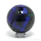 Azurite with Malachite & Matrix Sphere from the Altai Mountains, Siberia, Russia | Venusrox