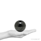 Shungite (Grade 2) Polished Sphere from Shunga, Karelia, Russia | Venusrox