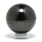 Shungite (Grade 2) Polished Sphere from Shunga, Karelia, Russia | Venusrox