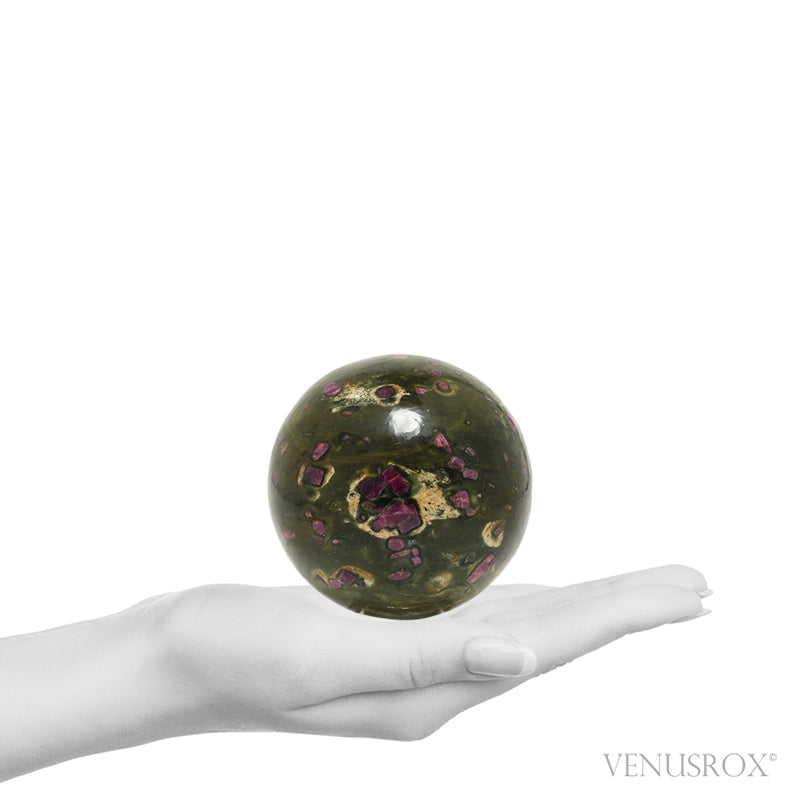 Ruby in Fuchsite Polished Sphere from India | Venusrox