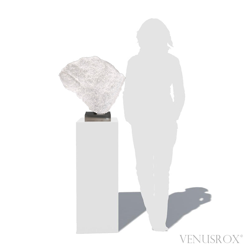 Micro-Apophyllite Natural Cluster from Maharashtra, India mounted on a bespoke stand | Venusrox